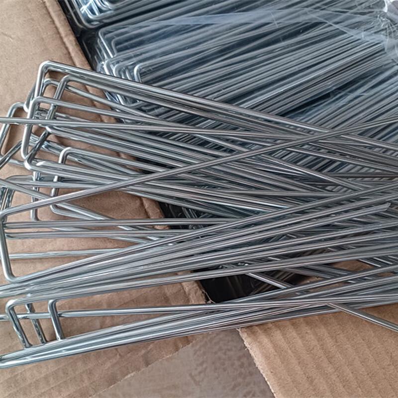 Outdoor U-shaped Steel Ground Stakes