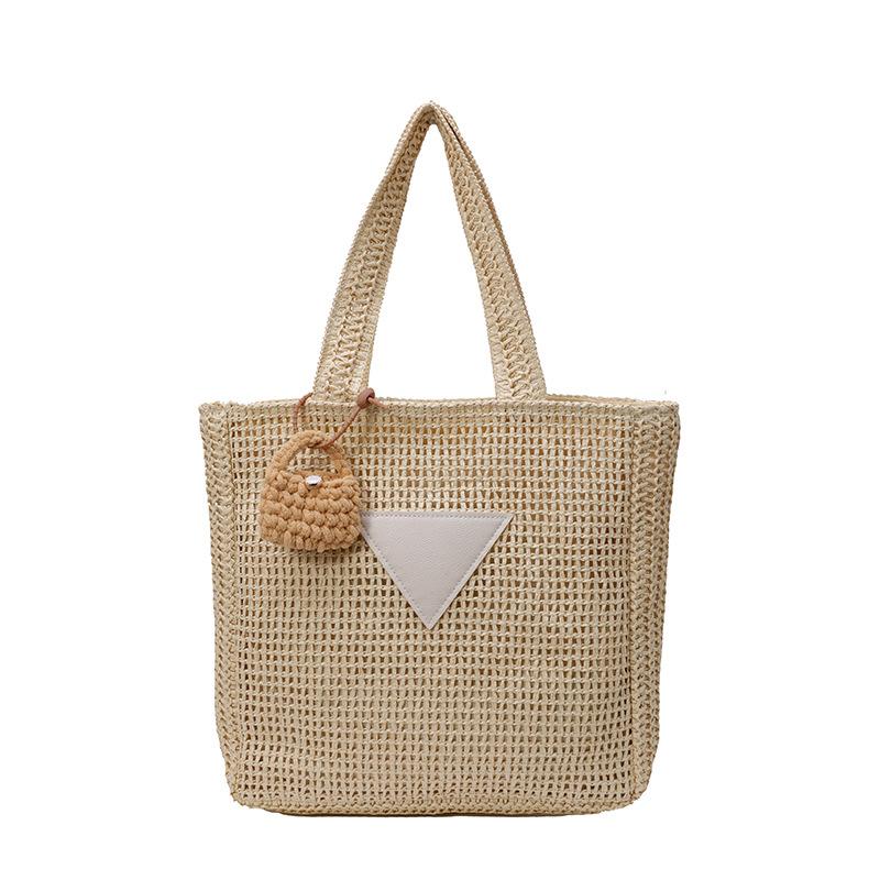 Handbag Women's New Large-capacity Shoulder Tote Bag Leisure Vacation Beach Bag