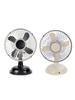 Summer Oscillating Small Fan Retro 2-Speed USB/AA Battery Powered Desk Fan 5.7inch Table Fan for Work Office Dormitory