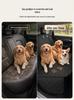 Thickened Car Pet Rear Seat Cushion Mat with Hollow Board