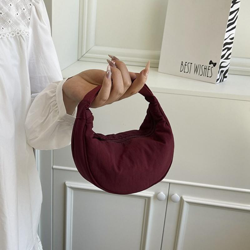 Jednoduchý design Dámská messenger taška Módní dámské nylonové hobo kabelky Malé tašky přes rameno Vintage dámská dívčí peněženka Látkové kabelky
