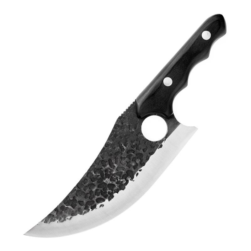 5CR15 Molybdenum Vanadium Steel Boning Knife Forged Kitchen Knife Ring Butcher Knife