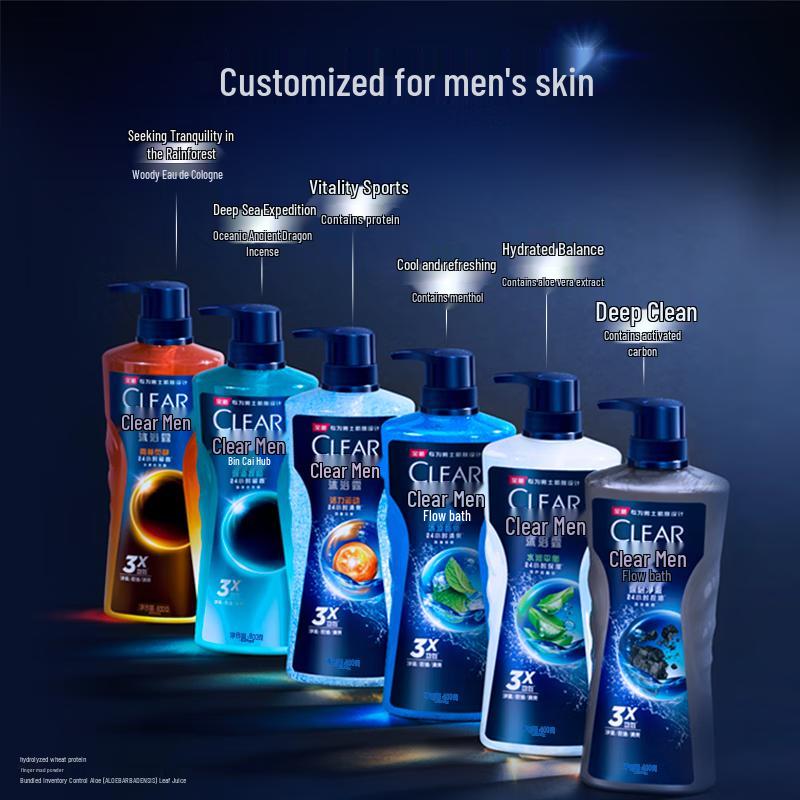 Clear Men's Body Wash Collection