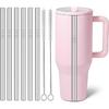 MIMORE Replacement Straw for Hydrojug 40 Oz - 6 PCS Metal Straws Resuable Compatible with Hydrojug Straw Replacement 40 Oz