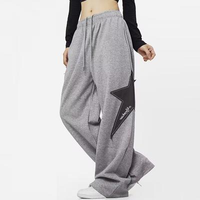 Y2K Streetwear Star Jogging tepláky Dámské Harajuku Retro Vintage Patchwork Sportovní Kalhoty Oversized Hip Hop Široké Joggery