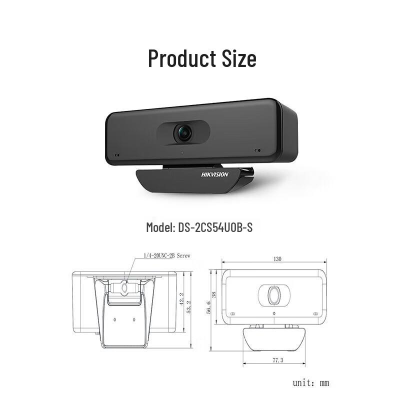HIKVISION 4K USB Conference Camera with Dual Mics