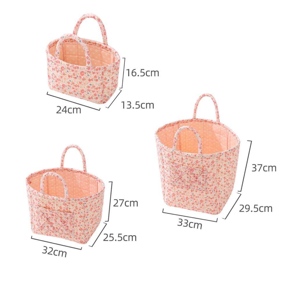 Large Capacity Dirty Clothes Basket with Handle Toy Storage Basket  Home Organizing
