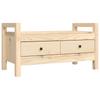 Hallway Bench 80x40x43 cm Solid Wood Pine