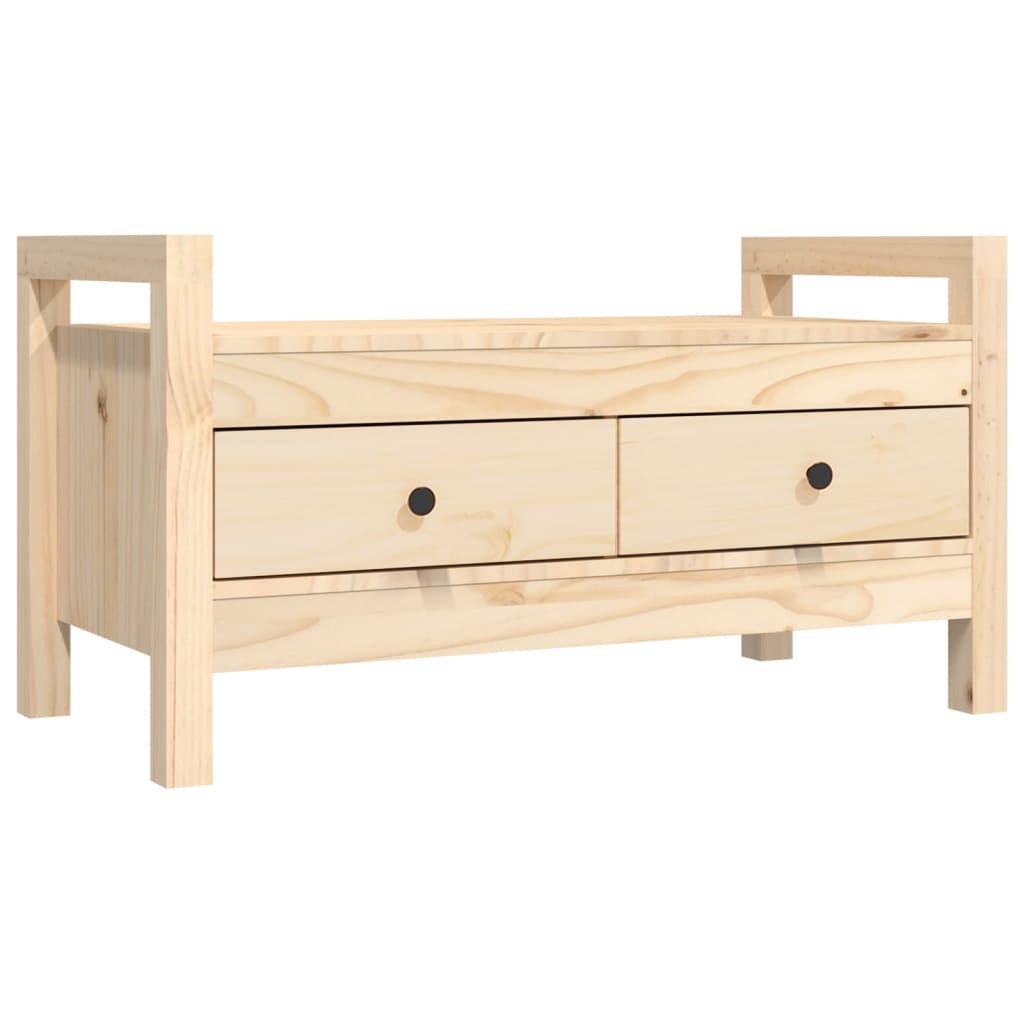 Hallway Bench 80x40x43 cm Solid Wood Pine