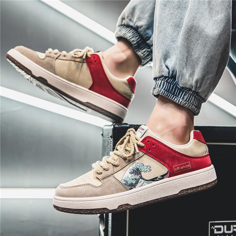 2025 Spring New Trend Niche Design Casual Flat Shoes Student Activism Hong Kong Style