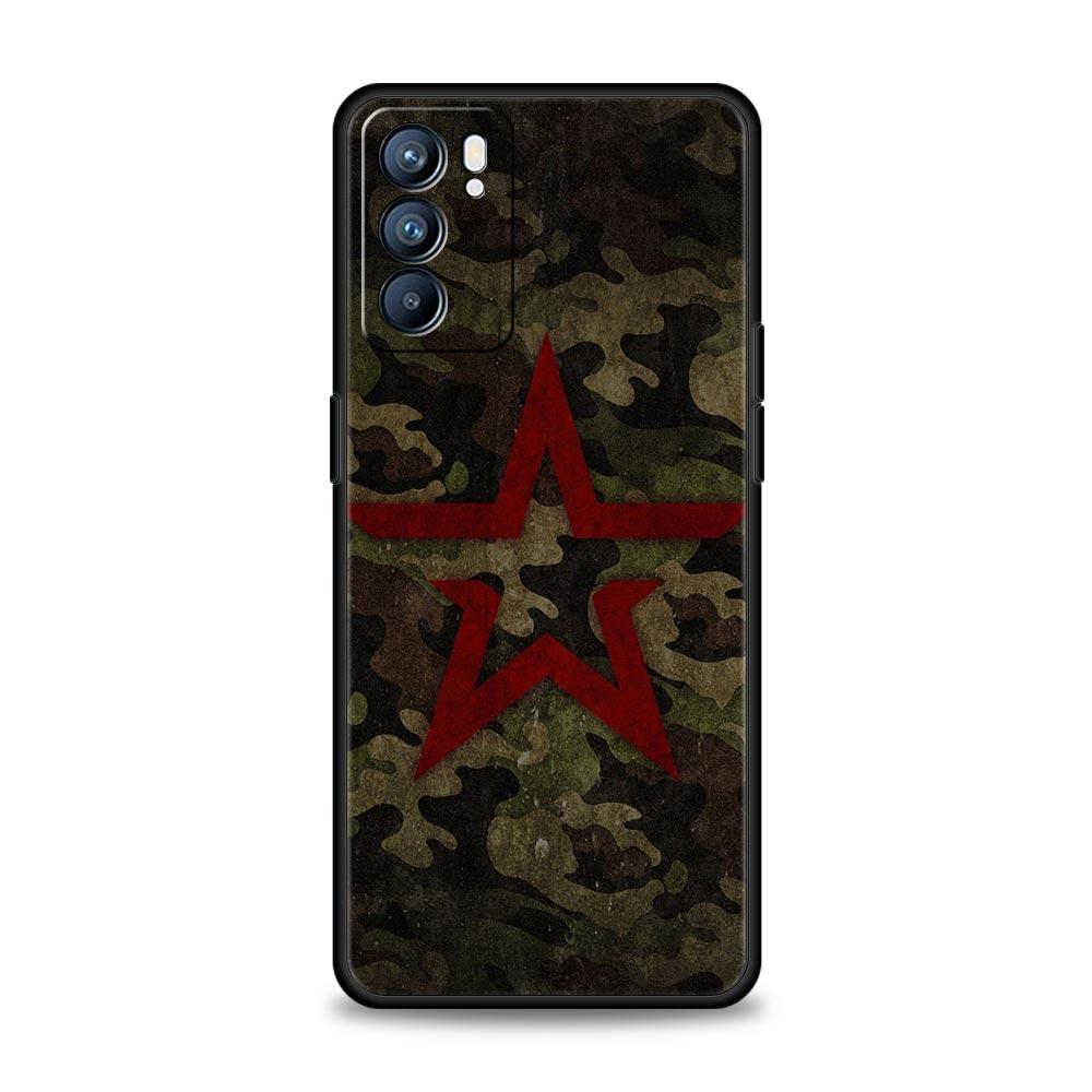 Case For Oppo Reno13 Reno12 Reno11 F Reno10 Pro A54 A53 A95 A76 A57 A98 A80 A79 5G A78 4G Cover Camouflage Camo Military Army
