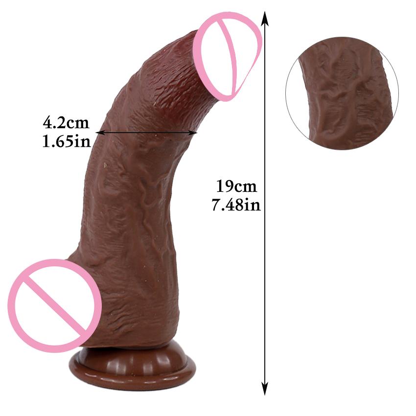 Adult Sex Toys Realistic Silicone Dildo with Suction Cup for Woman Men Anal Vagina Masturbator Fake Dick Penis Dildos Massager