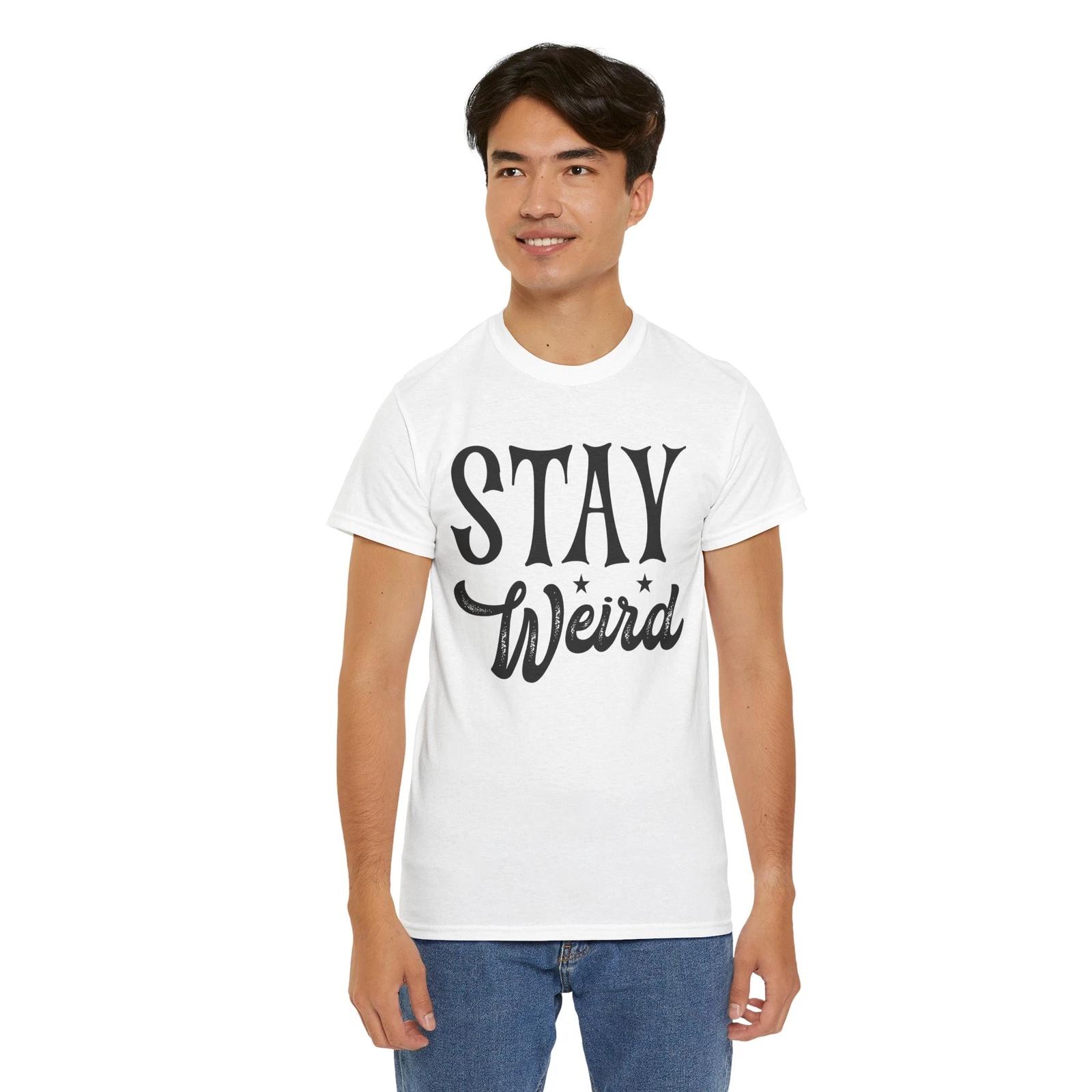 Eccentric Vibes T-Shirt | Stay Weird & Stay Different Tee | Girl Power Shirt S
