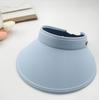 Sun protection cap Foldable women's summer large brim Empty top hat UV protection sun hat Outdoor cycling sun hat