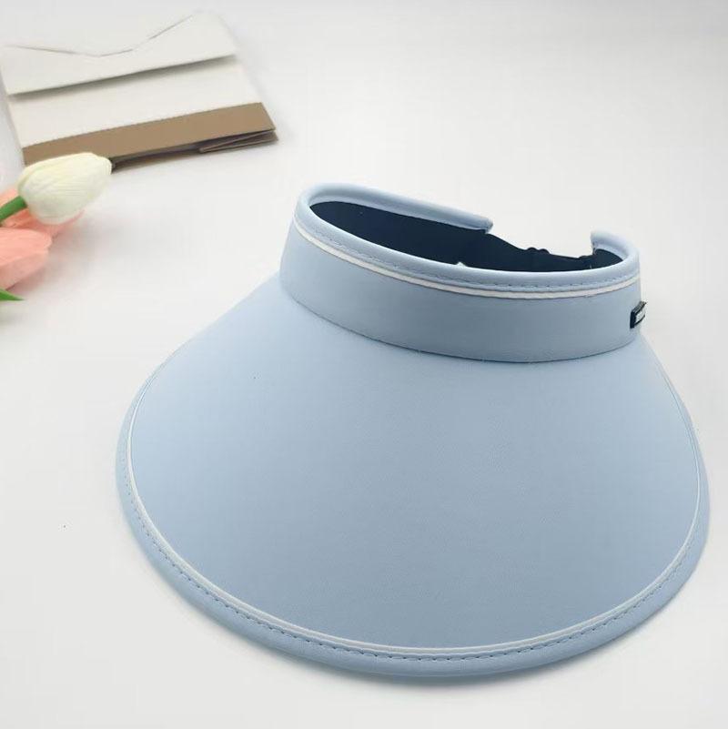 Sun protection cap Foldable women's summer large brim Empty top hat UV protection sun hat Outdoor cycling sun hat