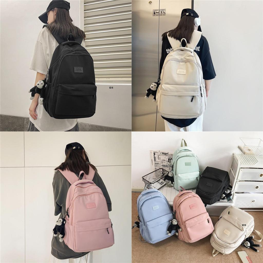 2023 New Korean Style School Backpack For Middle And High School Students Simple And Spacious Ruiying Brand
