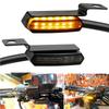 2Pcs Motorcycle LED E Mark Turn Signal Light Amber Flowing Indicator Lamp 12V Universal for Harley Sportster