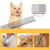 Pet Stainless Steel Comb For Long-Haired Cats Dogs Dematting Knot Remover Grooming Tool Anti-Tangle Cat Dog Beauty Comb