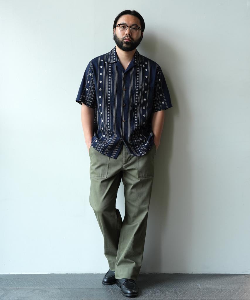 Bancheu Npg Hbt Cotton One Wash Fatigue Pants - Olive