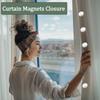 9 Sets Curtain Magnets Closure Double Sided Magnetic Curtain Clips for Prevent Light Leaking Keep Curtain Closed for Home Office