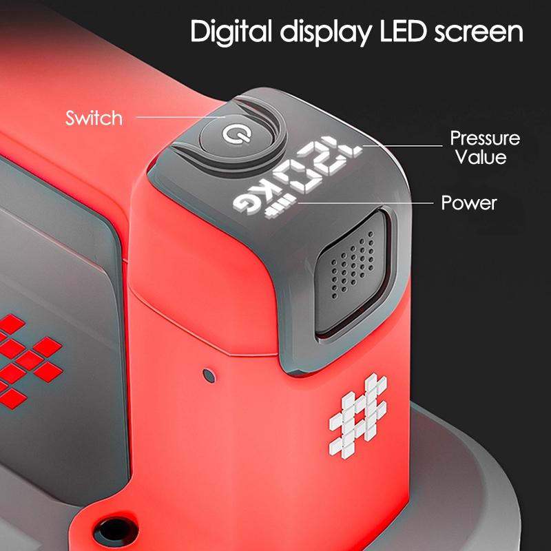 24x9cm Mini Elektrischer Saugheber 120kg LED-Anzeige Vakuumheber für Granitfliesen Glas Schmale Streifen Baumaterialien