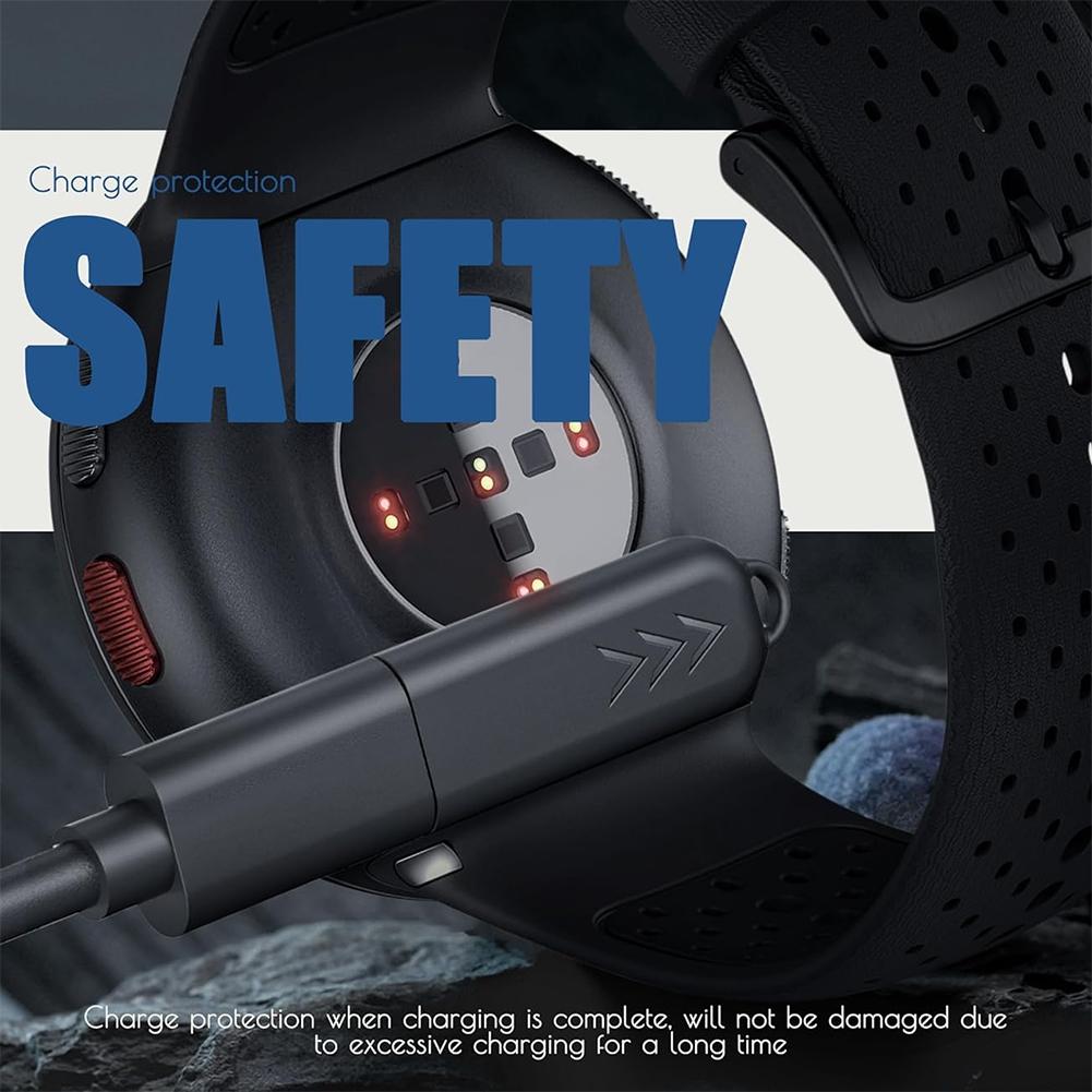 Type C Magnetic Charging Adapter 90 Degree Charging Cable Power Converter for Polar Pacer /Pacer Pro/Ignite 3/Vantage V3