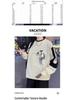 Men’s Trendy Colorblock Patchwork Hoodie – Spring/Autumn, Loose Fit, Plus Size, Round Neck, Long Sleeve Printed Top