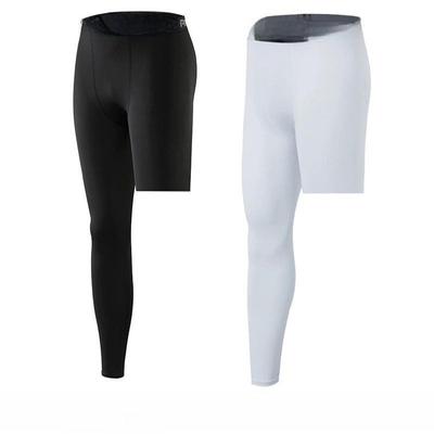 Męskie jednonożne spodenki kompresyjne do fitnessu - szybkoschnące legginsy do koszykówki Nine-Point