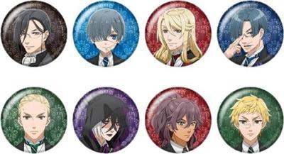 Black Butler -Boarding School Arc- Trading Big Holo Can Badge [BOX]