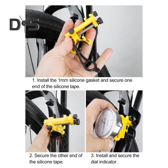 Bike Wheel Truing Stand Tool with Dial Indicator Fork Frame Mount MTB Road Mountain Bicycle Rim Adjustment Tools Bike Repair Accessories