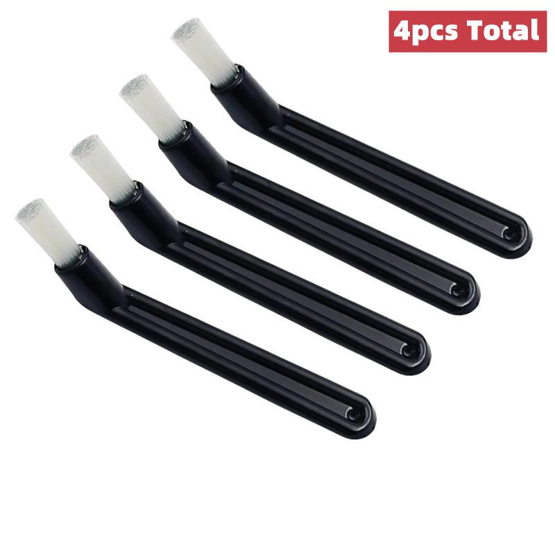 12cm Cleaning Brush Spoon Coffee Machine Brewing Head Short Handle Elbow Coffee Cleaning Brush Coffee Spoon for Coffee Machine