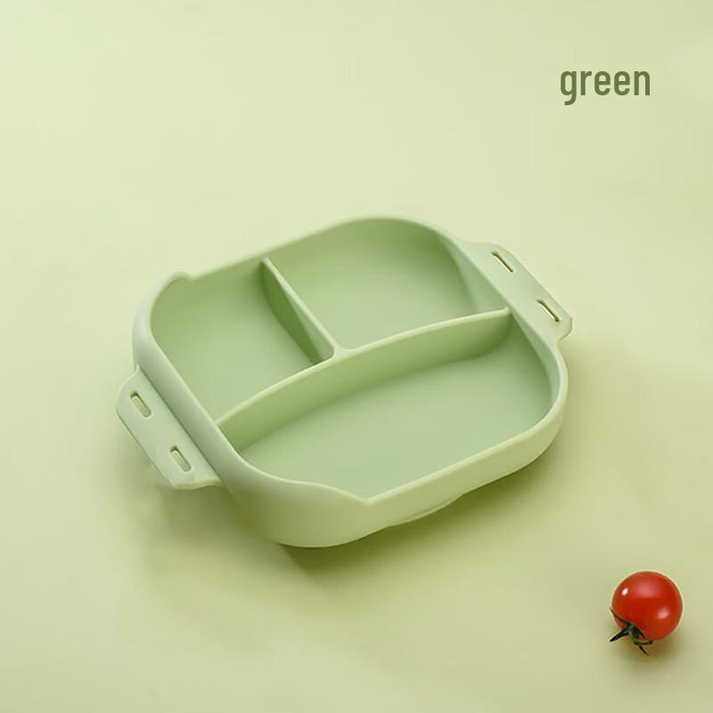 ZISIZ Silicone Suction Divided Kids Plate