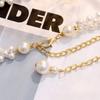Pearl Belt Women's Diamond Elastic New Waist Chain Women's Decoration with Dress Elastic Versatile Belt Women's Petals