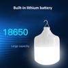 Portable Lantern LED Camping Light Outdoor Emergency Lights USB Rechargeable LED Hanging Lamp Bulbs Night Market Stall Lights