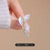Autumn and winter oil drop tree leaves pearl brooch coat suit jacket accessories simple brooch pin anti-light decoration