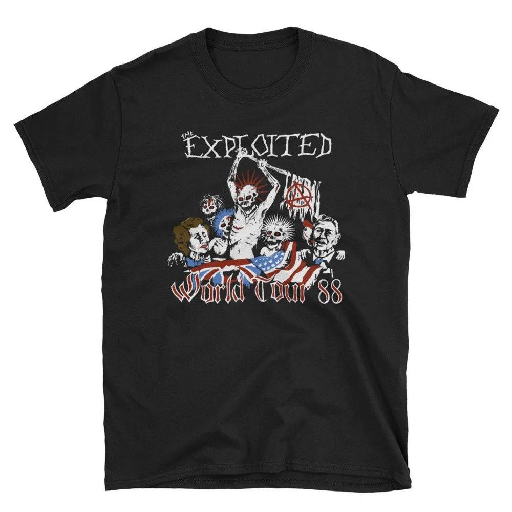 Unisex Short Sleeve Crew Neck Cotton T Shirt The Exploited L