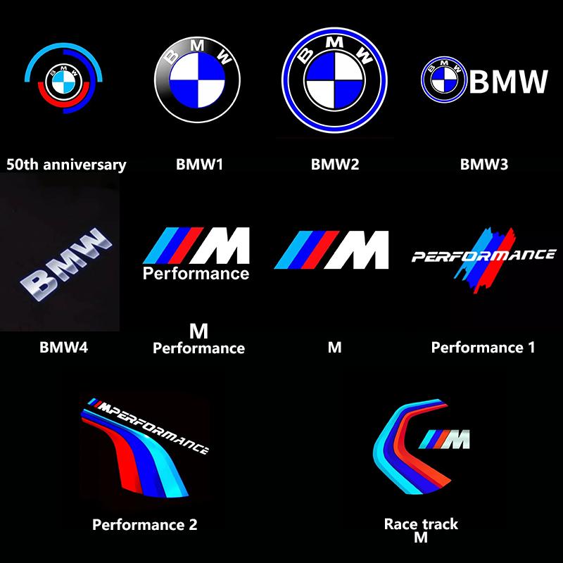 For BMW XF39Led Car Door logo Welcome Light For BMW X1 X2 X3 X4 Wheel Hub Caps Badge X5 X6 F48 F39 F10 F30 G11 E60 G01 E84 E83 Accessories