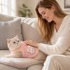Warm Plush Cat Clothes Soft Small Dog Sweate Cute Pet Clothes  Small Pet