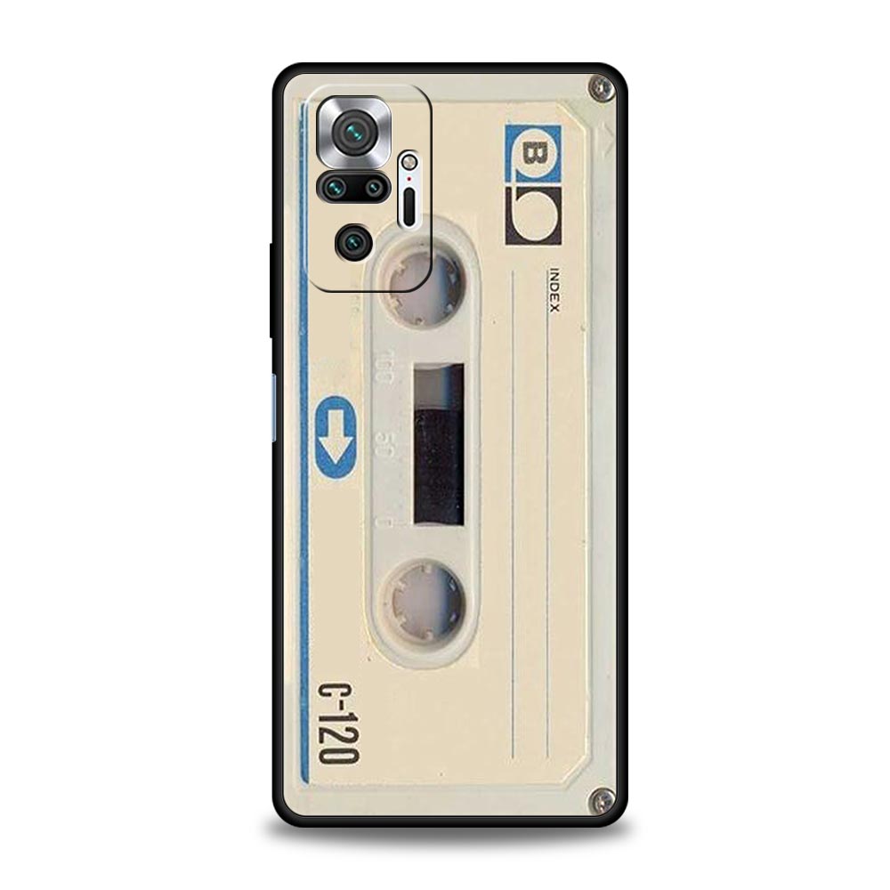 Handyhülle für Xiaomi Redmi Note 14 13 12 5G 9S 10 11 Pro Plus 4G 9T 14C 13C 12C 10C 9C 9A Hülle Retro Vintage Altes Kassettenband