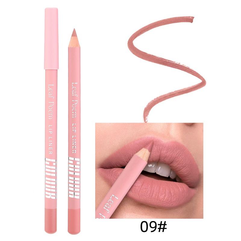 12Color Matte Lipliner Pencil Waterproof Plumping Stain Lipstick Natural Nude Pink Lip Liner Pro Outline The Lips Contour Makeup