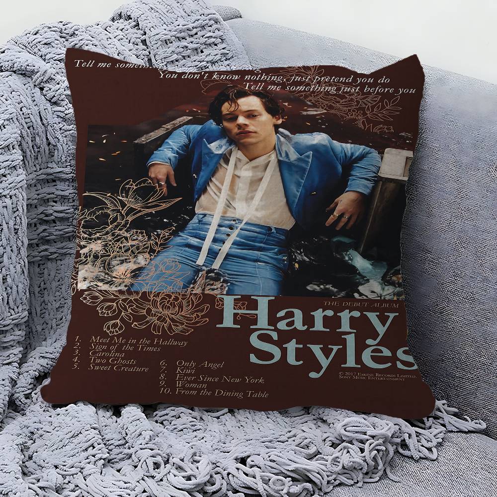 Singer H-Harrys S-Styles Pillowcase Toon Gift Cushion Cover Bedroom Home Sofa Chair Seat Decor Pillow Case