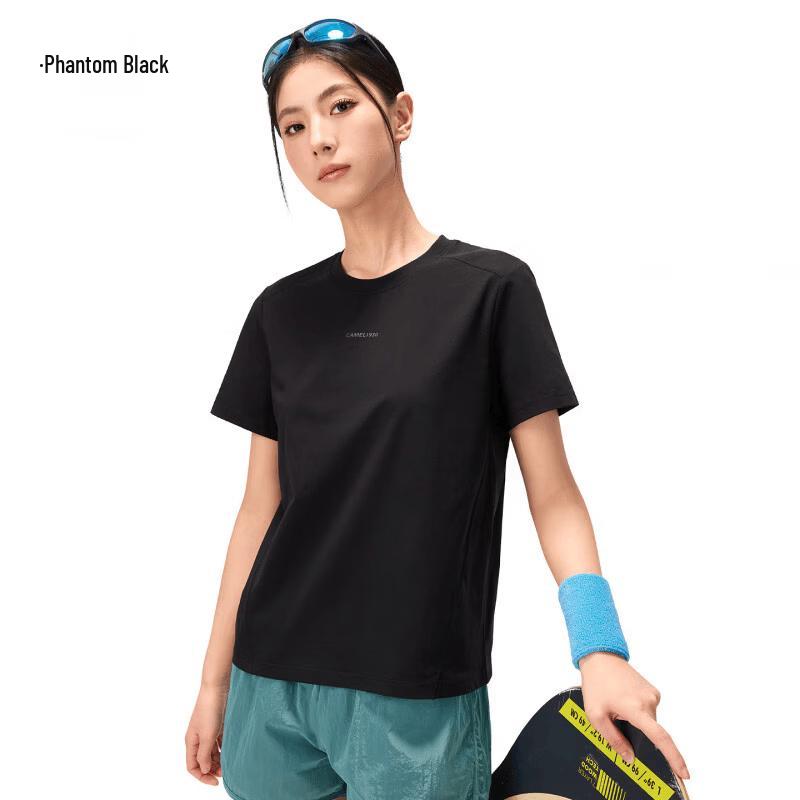 Camel Women s Quick-Dry Round Neck Short Sleeve T-Shirt M