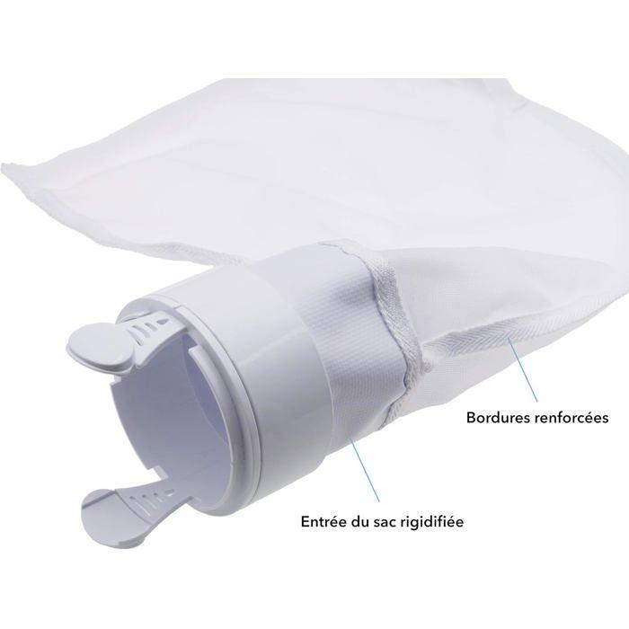 AIMOONSA Sacs à limon adaptables Polaris 280/480 (K13/K16) - Lot de 2, nylon maille ultra‑fine, fermeture ZIP