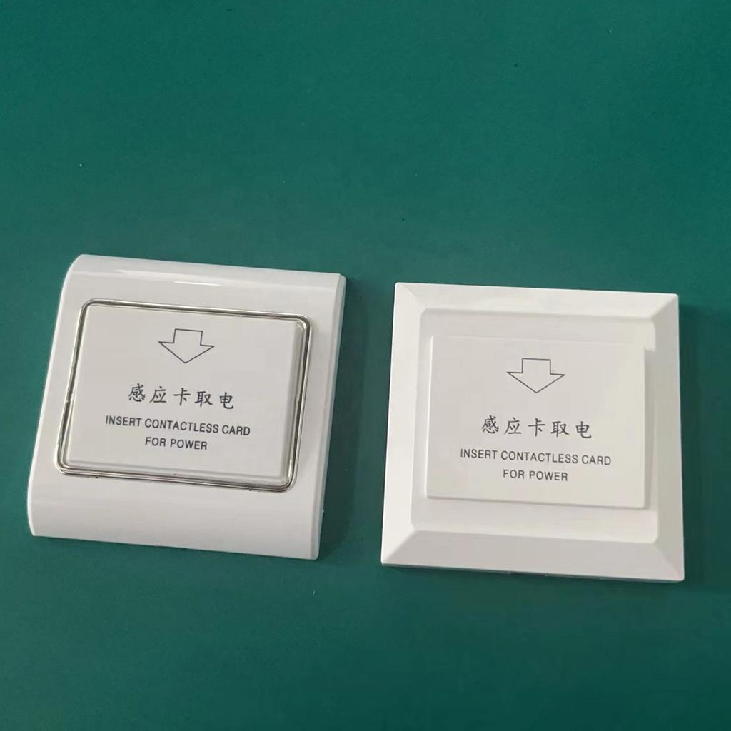 Programmable Energy Saver Wall Switch 220V 40A Smart Hotel Temic 125Khz Card Power Switch with Time Control Function