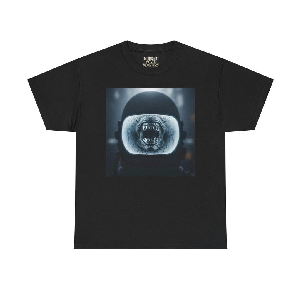 Alien Xenomorph Reflection T-Shirt Graphic Tee Space Shirt Unisex Cotton Sci-Fi