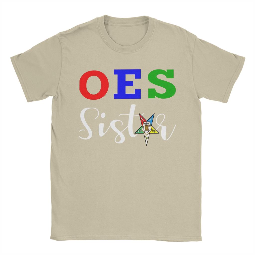 Unisexs Oes Order Of The Eastern Star Sistar Sisterhood T Shirts Cotton Top Tees Shortsleeved Tshirt Crew Neck Tshirt Plus Size