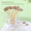 Deou Star Light Cute Bear Face Wooden Fruit Skewers