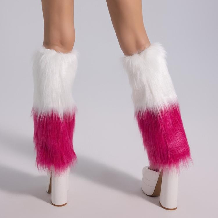 Faux Furs Leg Warmer Winter Warm Furs Boot Cuffs Cover,Party Costumes Shoe Cover