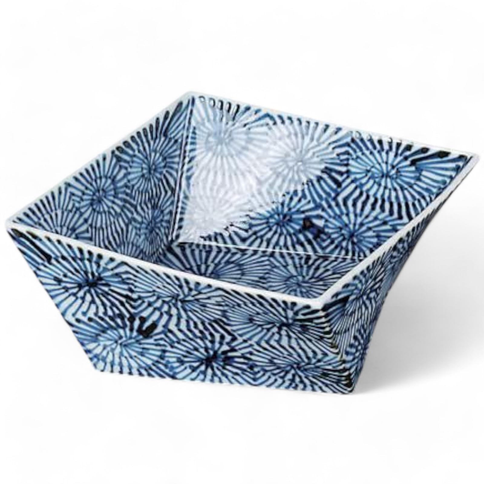 

Takumifu Arita Ware 16cm Side Plate with Blue and White Octopus Arabesque Design, Made in Japan