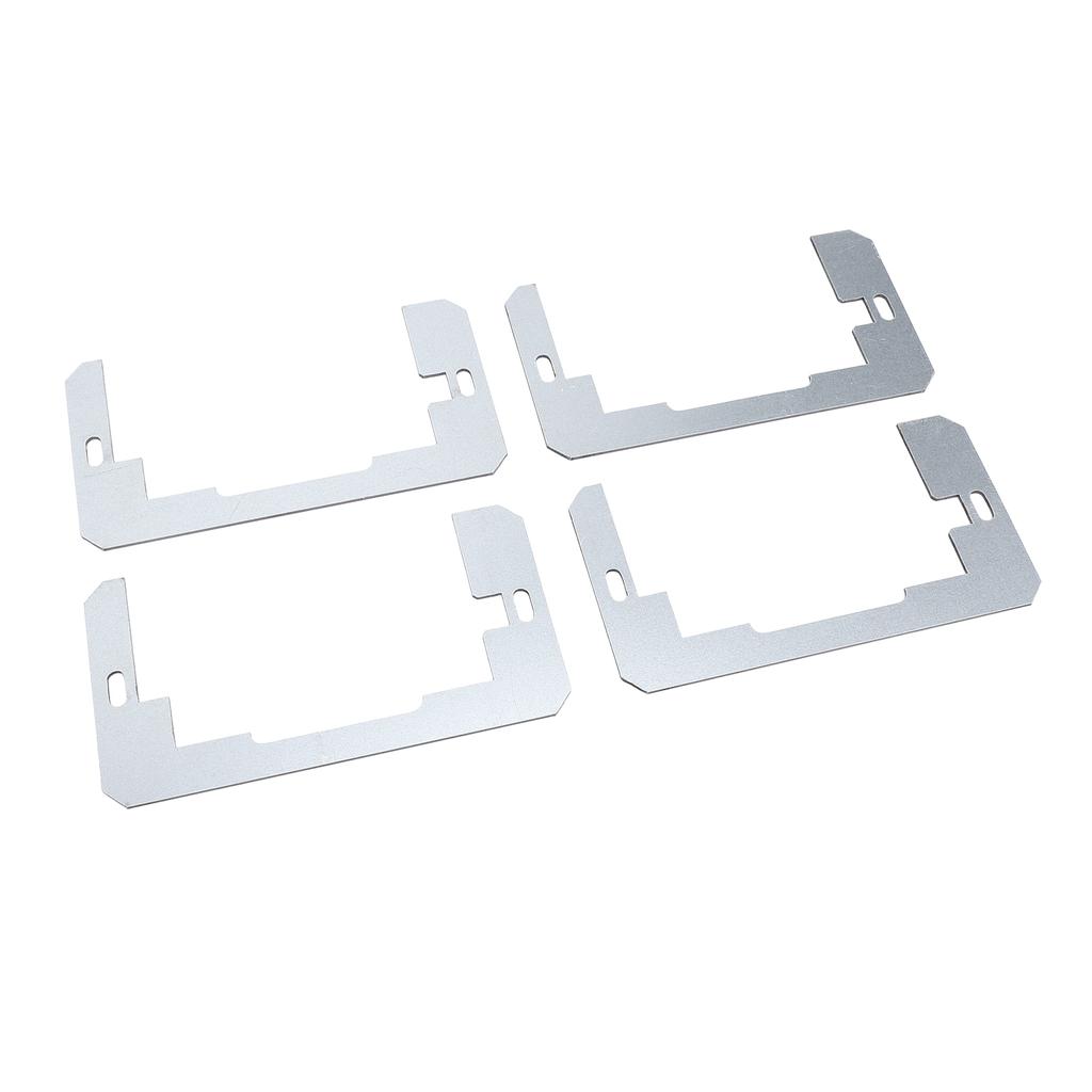 20PCS Wall Plate Spacer Zinc Plated Steel Flush Fit Device Leveling Plate for Fixing Wall